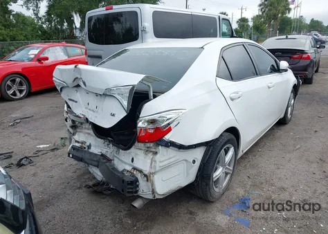 2015 Toyota Corolla Le from USA, damaged, VIN 2T1BURHEXFC269445